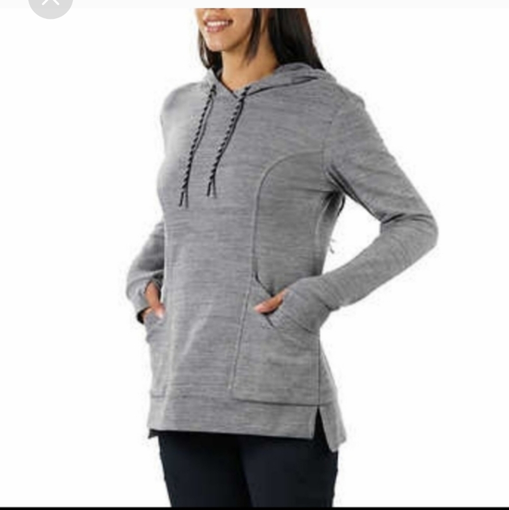Spyder Ladies' Tunic Length Hoodie nwt grey